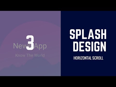 How to Design ionic 2 | 3 app from Start to End (News App) | Making Of Splash Screen