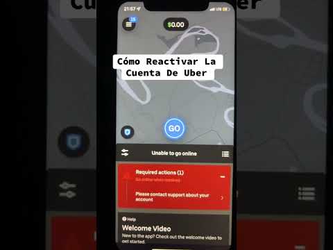 Cómo reactivar una cuenta de Uber