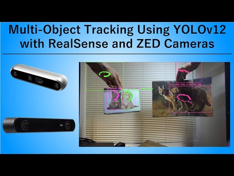 Multi-Object Tracking Using YOLOv12 with RealSense and ZED Cameras