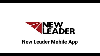 New Leader Mobile App | New Leader