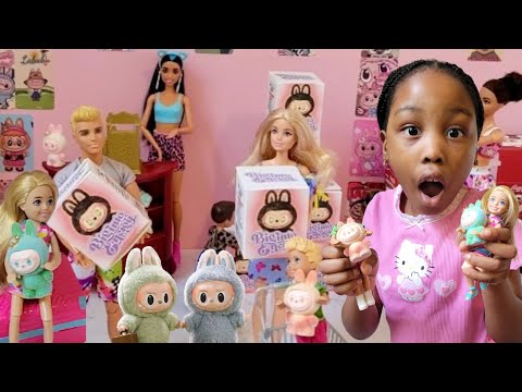 Barbie doll Mini Labubu Toy Shopping Labubu 