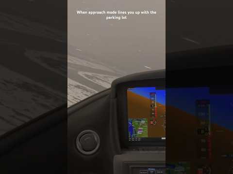 MSFS 2024. Recovery from autopilot approach mode in whiteout conditions.   Not pretty.