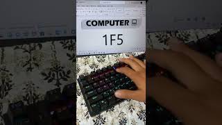 COMPUTER 🖥.logo create shortcut kye #shorts