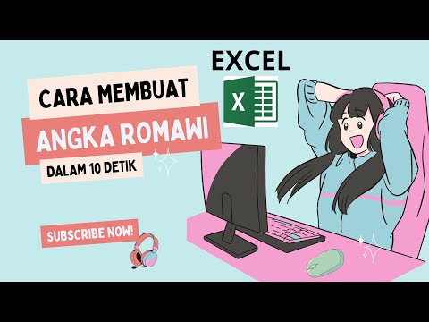 Cara Cepat Mengubah Angka Romawi||#TutorialExcelPemula#excel #excelpemula
