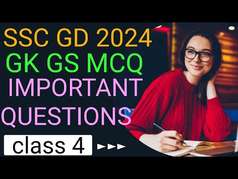 SSC GD  MCQ Gk GS 2024 most Important question 2024 ssc GD exam MCQ question ..📒📕