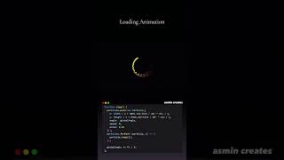 Loading Animation.  #coding #webcoding #webdevelopement #webdesign #programming #csscoding #webcode