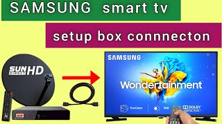 Samsung smart tv setup box connection