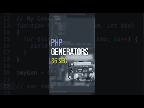 What is a Generator? - PHP #shorts #php #tutorial #short