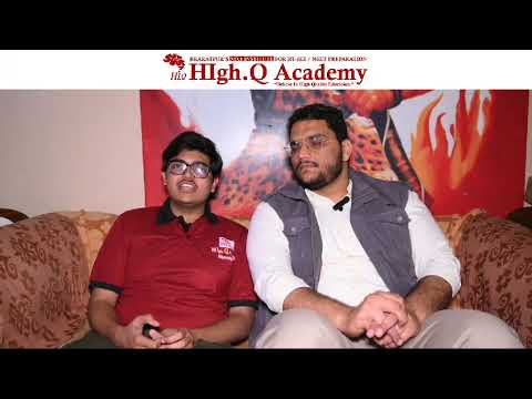 High Q Academy Topper | Message from IIT -JEE Topper | Raghav Purohit Strategy