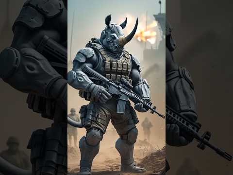 ANIMAL HYBRID SOLDIERS 💀 #shorts #hybrid #fusion #edit #animals