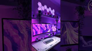 Clean Desk Setup Tour 🎮✨ | Minimal Gaming Room & PC Build #gamingsetup #pcsetup #viral #shortsfeed
