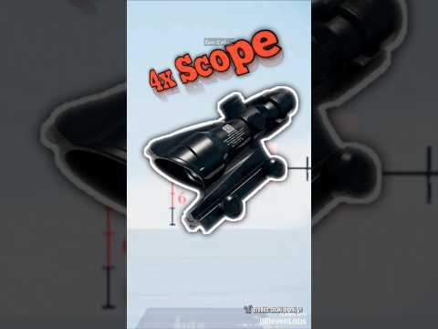 Bgmi tips and tricks of 4x Scope | How to use 4x Scope in bgmi #bgmitipsandtricks #bgmi4xscope