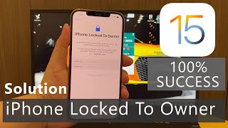 OFFICIAL Permanent Remove iCloud Activation Lock on iPhone Locked To Owner iOS 15.1 / iOS 15.1.1