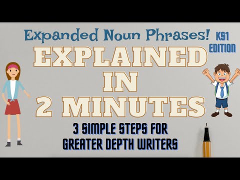 🆕Expanded Noun Phrases KS1  👉 in 2 MINUTES | A Must Watch!