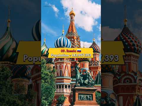 Top 10 Most Populated Countries 2025 | #shorts #ytshorts #trending #Facts #Population #Fact #World