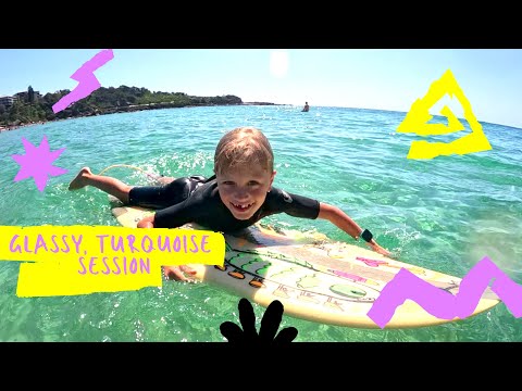 Glassy, turquoise session where it all started to click