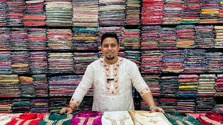 Exclusive saree with Panjabi designer collection #adidhakeswari #saree