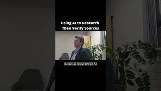 Using AI to Research Then Verify Sources
