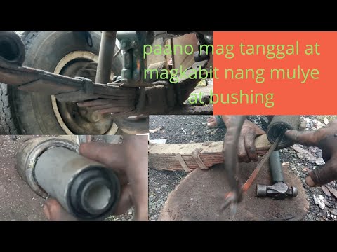 HOW TO FULL OUT AND INSTALL LEAF SRING AND BUSHINGS