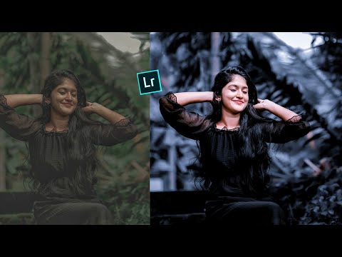 Lightroom Simple Photo Editing🖤|Lightroom Dark Black Effect💥
