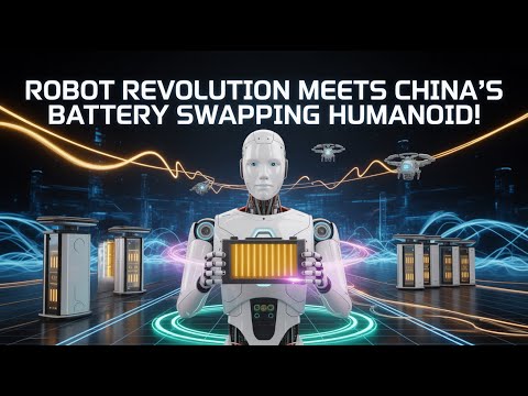 Robot Revolution MEETS China's BATTERY SWAPPING humanoid!