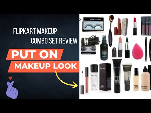 Flipkart makeup combo review put on makeup look