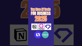 Top Free AI Tools for Business 2025 #FreeAITools #businesstools