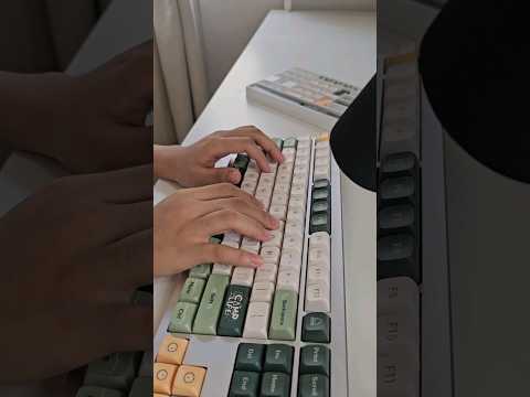 pretty "camp life" keycaps from @KeyTok.studio