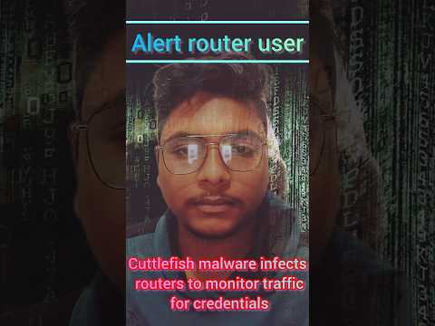 (Alert router user): Cuttlefish Malware Infects routers to monitor traffic for credentials #Malware