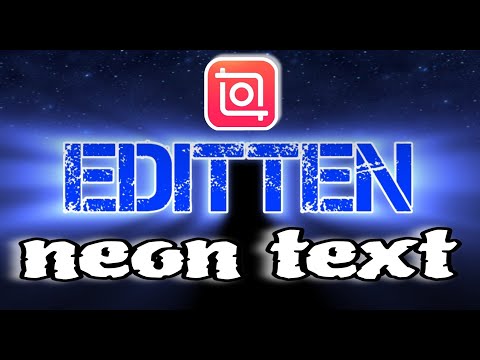 how to make Glowing text on InShot.(InShot tutorial)