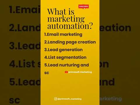 What is marketing automation #shorts #usa #marketing #automation #lead #leadgeneration #newyork