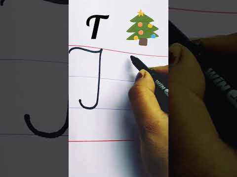 Capital T in cursive writing |Cursive writing|cursive letter|Cursive letter AtoZ
