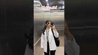 GRWM ft. Intern Doctor at AIIMS🦢 #doctor #hospital #aiims #internship #mbbs #mbbsvlogs #neet
