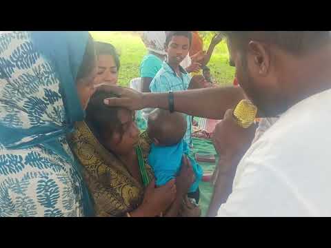 प्रभु के दास द्वारा सभी के लिए lay hand प्रार्थना हुआ।