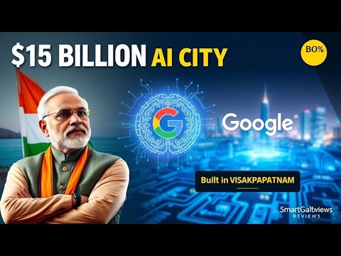 $15 Billion AI City! Google & Andhra Pradesh Launch India’s Biggest AI Data Hub in Vizag 🇮🇳🚀