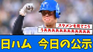 [Official Announcement] Streaming the Hokkaido Nippon-Ham Fighters' Roster Updates & Starting Lin...