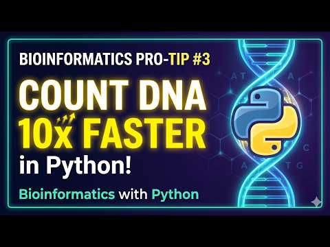 Bioinformatics Pro-Tip #3: Count DNA 10x Faster in Python!