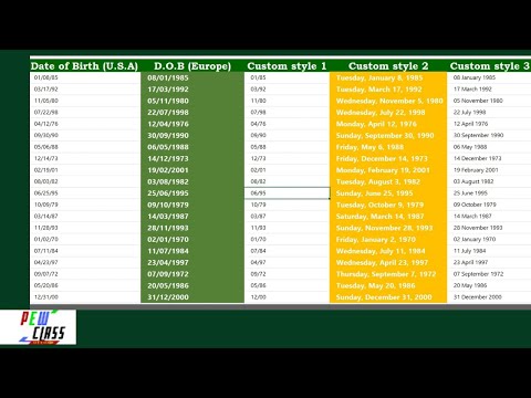How to change Date Format in EXCEL (the Easiest Way) | Date Format in Excel