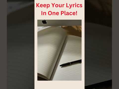 Have You Seen This SONGWRITING Notebook? Must Have!  #songwriting #lyricwriter  #music #shorts