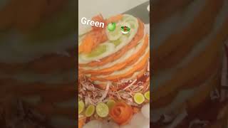 green salad #saladdecoration #carving #supersaladdecorationideas #saladart #vegetables