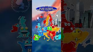 how many skyscrapers does your country have #europe #map #geography #mapping #history #shorts