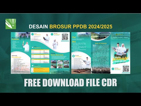 DESAIN BROSUR PPDB 2024/2025 - CORELDRAW