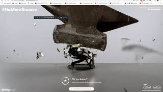 DESTRUCTION ALARM CLOCK