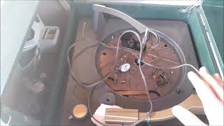 1954 RCA Victor 4 ES 38Q portable record player Part 1 analysis