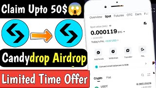 Claim Upto $280 Worth Of PHY Token 😍 Bitget Exchange Candydrop Airdrop | New Exchange Offer Today