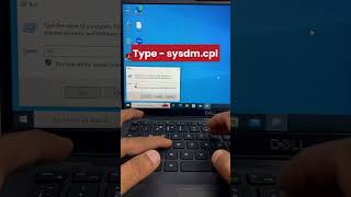 Shortcut command for System properties window #computertips #window11 #laptoptips #tech #shorts