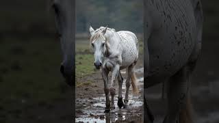 The graceful white horse 🔥 #shortvideo #shorts #ai #horse #aishorts #aistorytelling #fyp