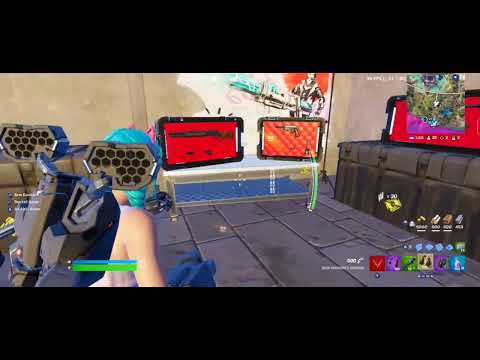 Fortnite battle royal solo gameplay