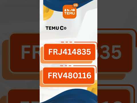 Latest Temu Promo and Coupon Codes 2025 #temu #shorts #couponcode