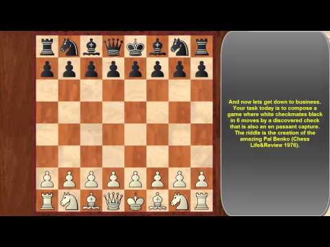 The best chess puzzles #19 The "Benko-Riddle"